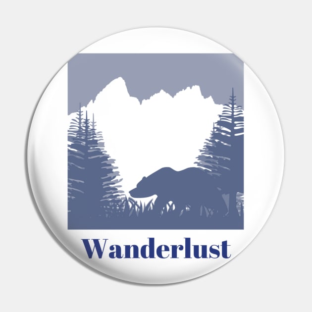 Wanderlust T shirt Pin by Soraya7stars