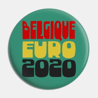 Belgique / Euro 2020 Football Fan Design Pin