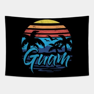 Guam Sunset Tapestry