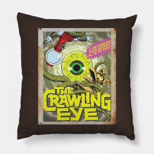 Mystery Science Rusty Barn Sign 3000 - The Crawling Eye Pillow