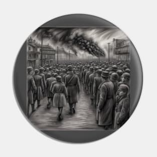 Schindler's list inspired art Pin