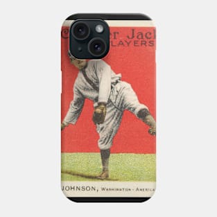 Walter Johnson 1915 Cracker Jack Phone Case