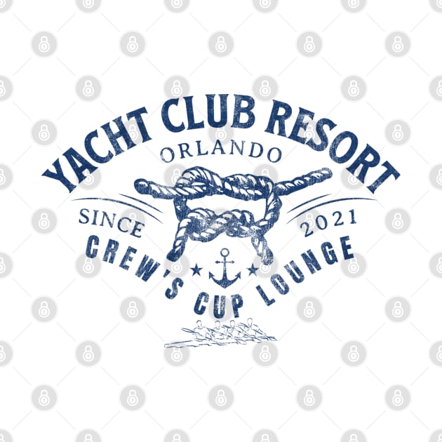 Distressed Yacht Club Resort Crew's Cup Lounge Orlando Florida by Joaddo