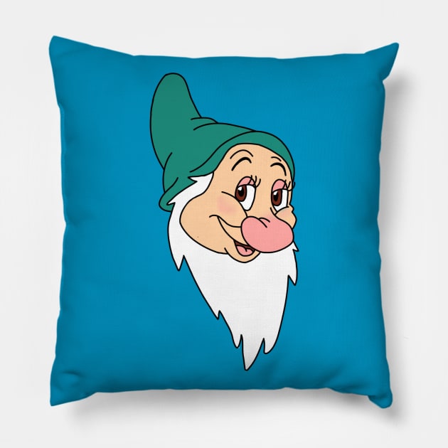 Bashful Dwarf Pillow by BrittXJoe