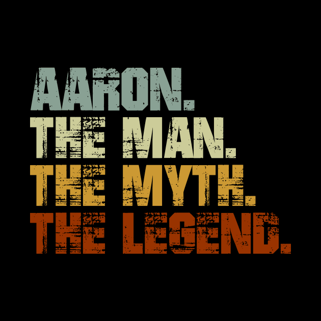 Aaron The Man The Myth The Legend by designbym