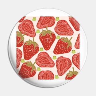 Strawberry Frogs! Pin