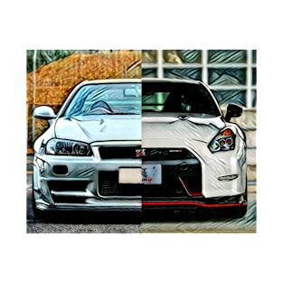 Evolution Nissan GTR T-Shirt