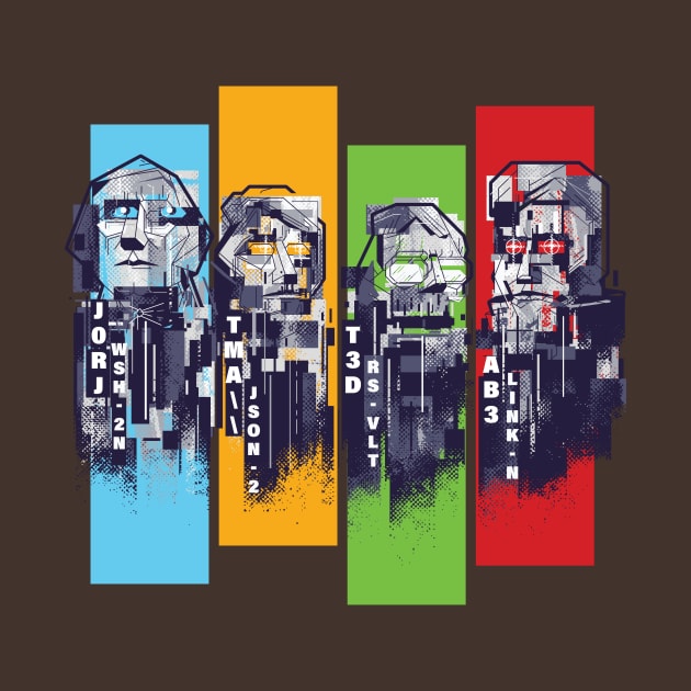 Glitch Mount Rushmore by Mattgyver