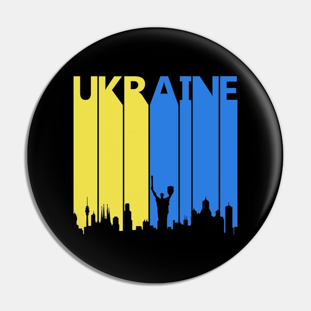 Love Ukraine Support Pin by GWENT
