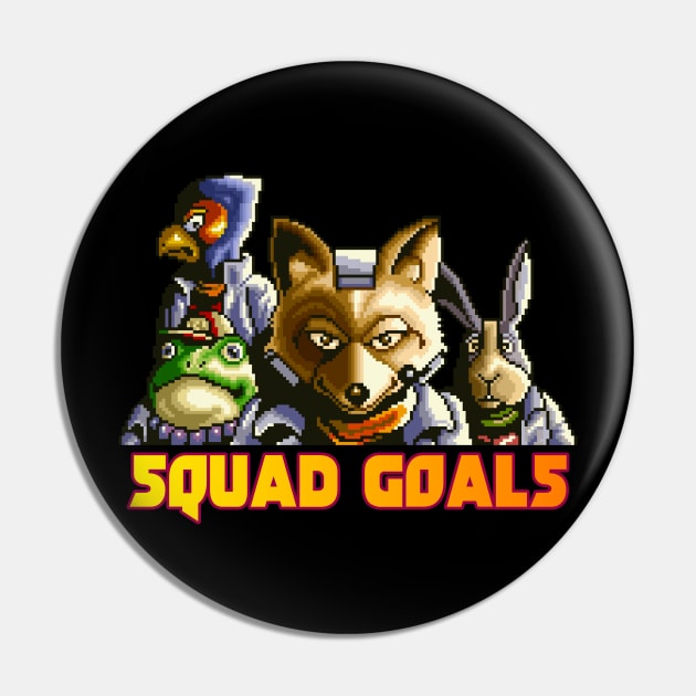 Star Fox - Squad Goals Pin by retroworldkorea