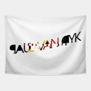 vintage typo Paul van Dyk Tapestry