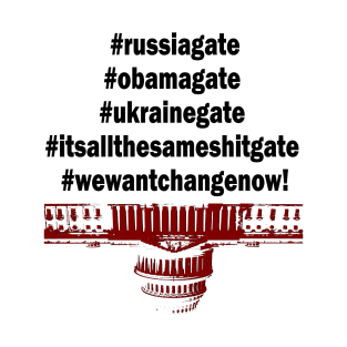 GATE HASHTAGS Front T-Shirt