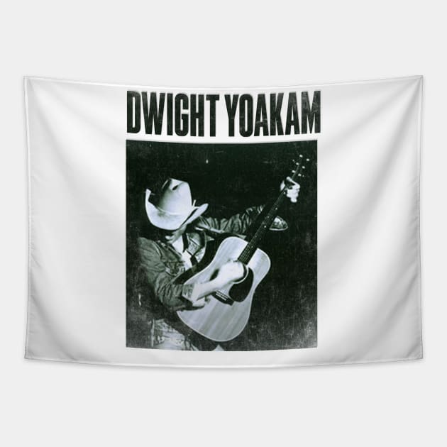 Dwight Yoakam / Country Retro Tapestry by christinehearst