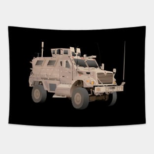 M1224 MRAP Army Military Truck Tapestry