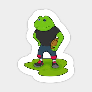 Frog Football player Football Magnet