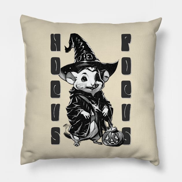 Hocus Pocus Cute Spooky Design Pillow by Trendsdk