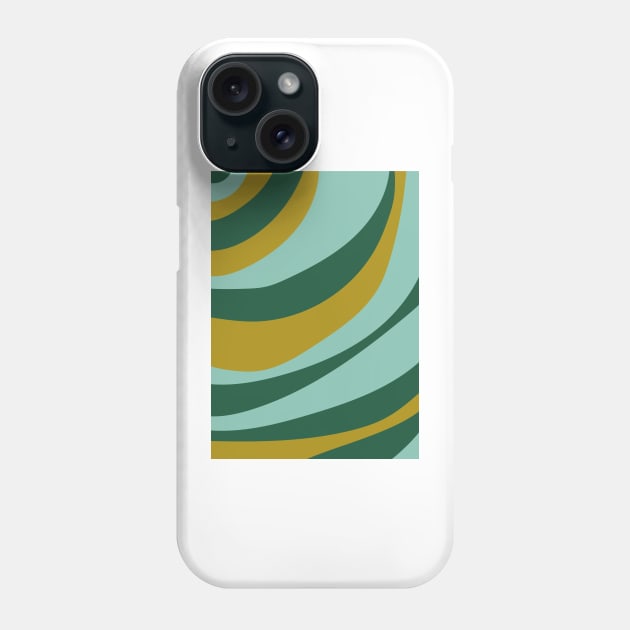 Curved stripes IV Phone Case by AllPrintsAndArt