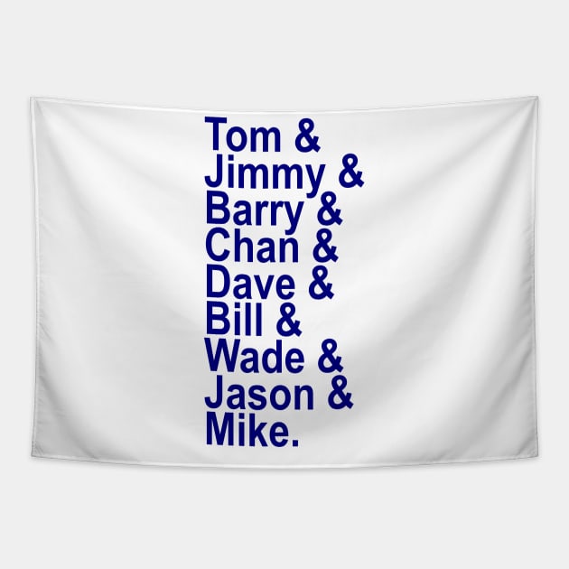 Dallas Cowboys list of coaches Tapestry by Retro Sports