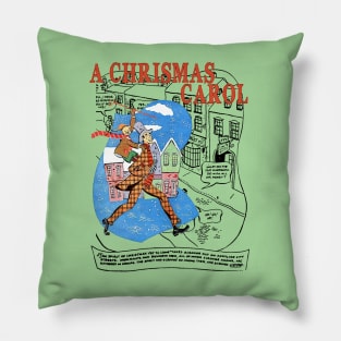A Classic Christmas Carol Comic Design Pillow