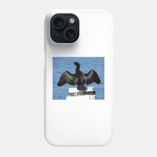 Little Black Cormorant Phone Case