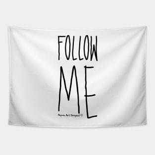 Follow me! Yellow Tapestry