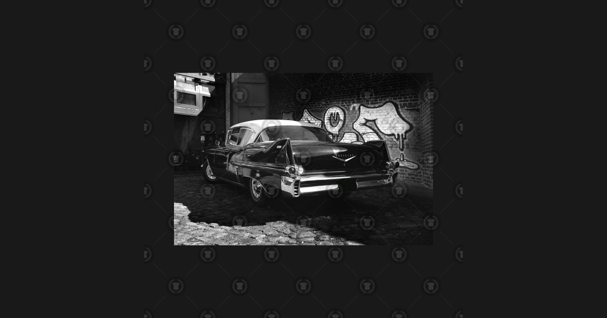Cadillac Black White By Hottehue