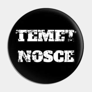 TEMET NOSCE (KNOW THYSELF) Pin