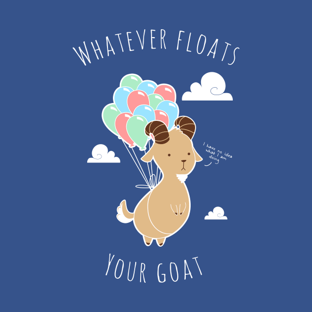 Floaty Goat. by ChocolateRaisinFury