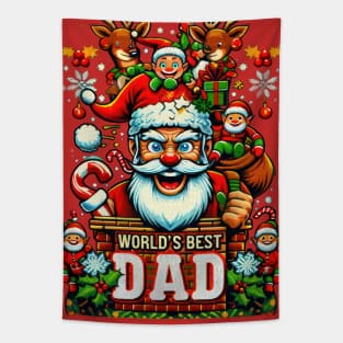 Christmas Sweater Design For Dads Tapestry