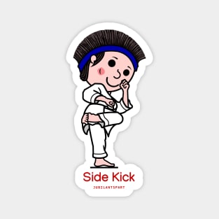 Black Belt-Side Kick Magnet