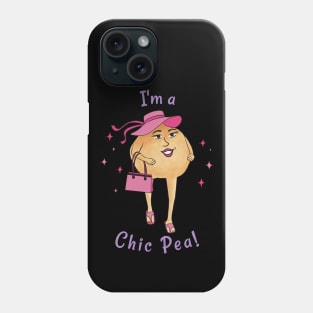 Chic Pea Struts Her Stuff - funny cartoon character Phone Case