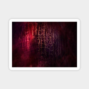 Red Tree Texture Magnet