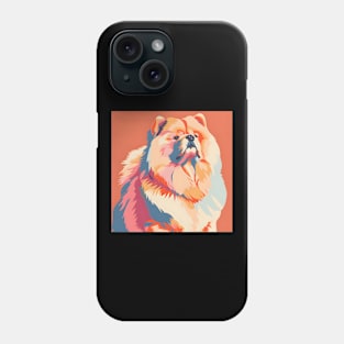 Chow Chow in 80's Phone Case