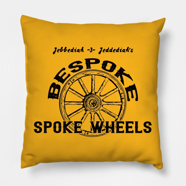 J&J's Bespoke Spoke Wheels - Black Pillow by Bat Boys Comedy