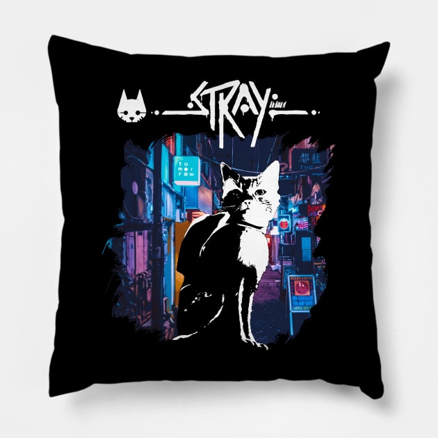 Stray Colour Pillow by dankdesigns