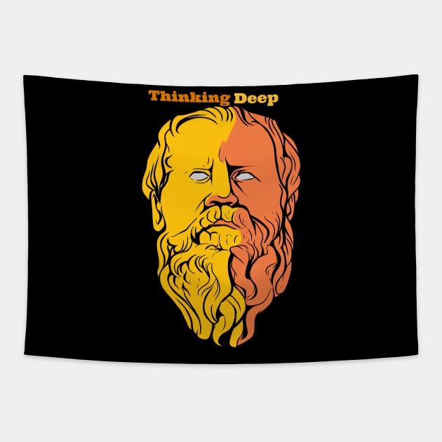 Thinking Deep Tapestry by WPKs Design & Co