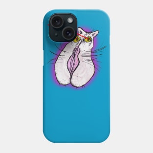 Pussy Cat Shoots A Glare Phone Case