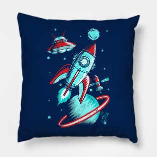 Retro Space Pillow