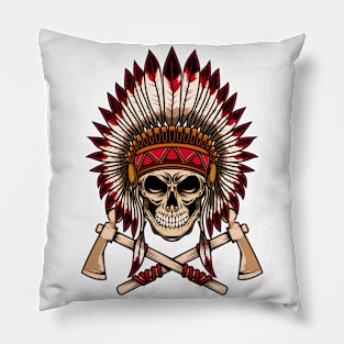 Amérindiens skull Pillow