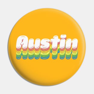 Austin, Texas //// Typography design Pin