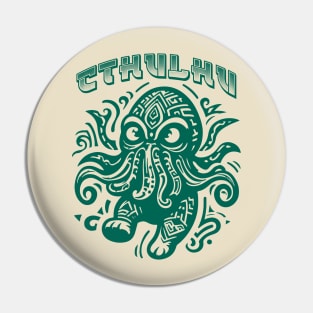 Cthulhu funny cartoon style Pin