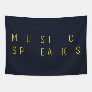 MUSIC SPEAKS Tapestry