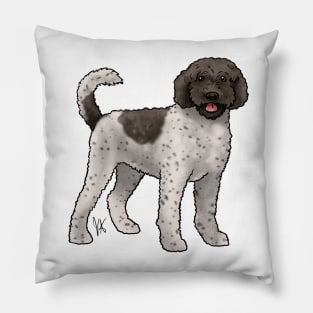 Dog - Portuguese Water Dog - Parti Pillow