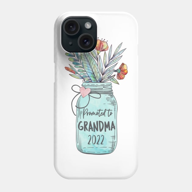 Promoted to Grandma 2022 - Pregnancy Announcement Phone Case by CaptainHobbyist