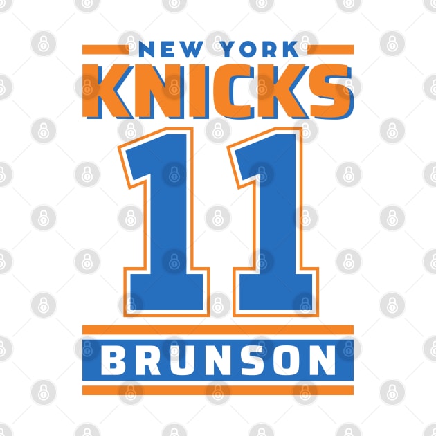 New York Knicksss Brunson 11 Edition Varsity by ENTIN 