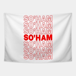 So'Ham Soham Meditation Mantra Funny Hindu Yoga Meme Hindi Thank You Tapestry