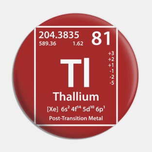 Thallium Element Pin