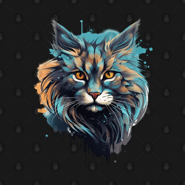 Cat Animals Maine Coon by Nightarcade