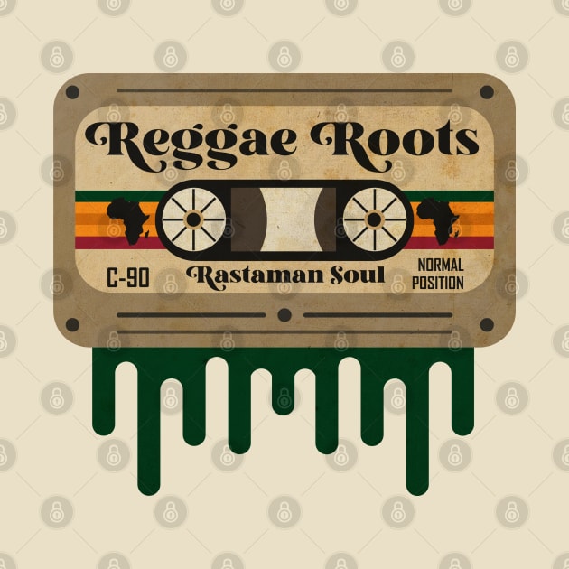 Reggae Roots Cassette by CTShirts