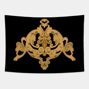 Classic Gold Coat of Arms Tapestry